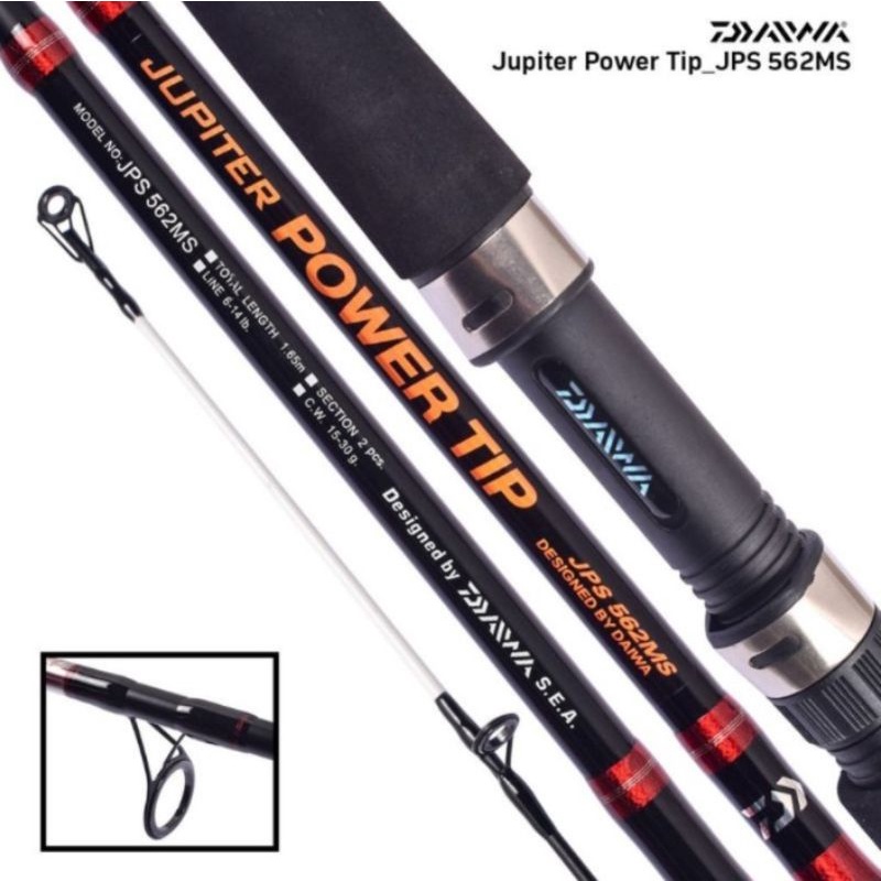 joran spining daiwa Jupiter power tip 502 562 602 662 702 902 1002 JPS