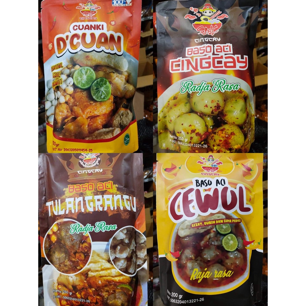 

[Tanggal Produksi] Baso aci CINGCAY radja rasa Bakso aci CINGCAY Tulang rangu Cewol Cewul TULANG RANGU BASO aci urat