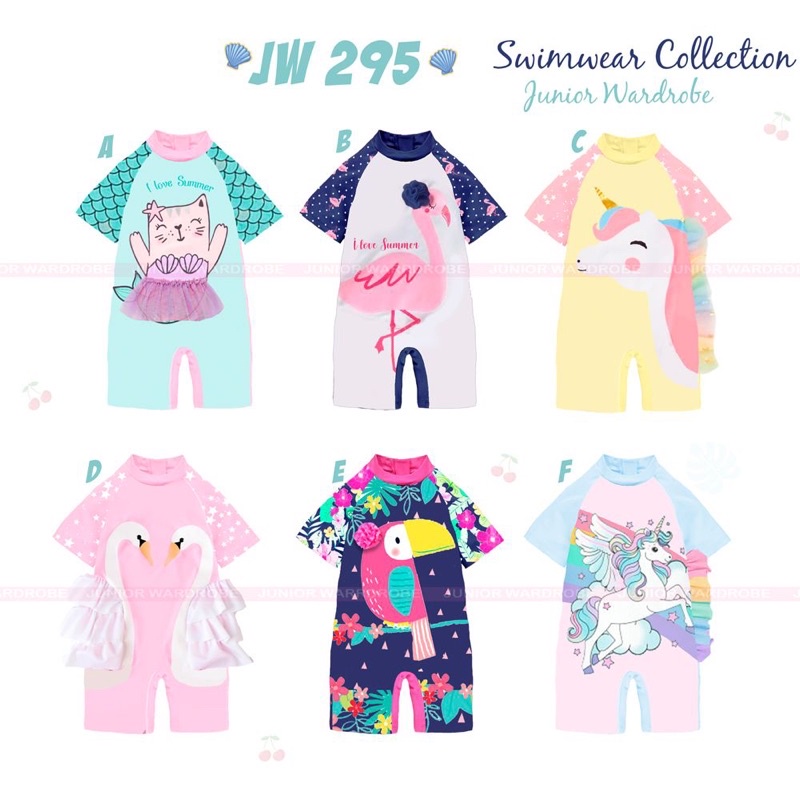 Baju Renang Anak Perempuan Cewek ABG JW295 TEEN Remaja Tanggung 8 9 10 11 12 13 Tahun SD SMP
