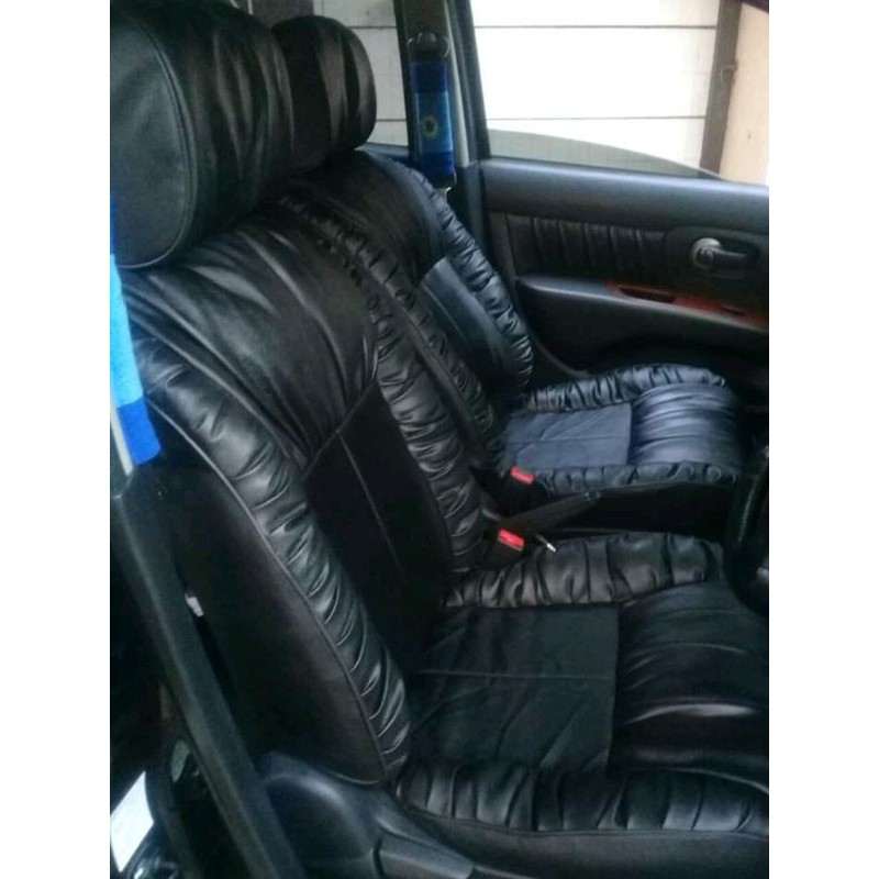 Cover Jok Mobil 2 baris model sofa (brio, ayla, agya, jazz, dll) bahan porche