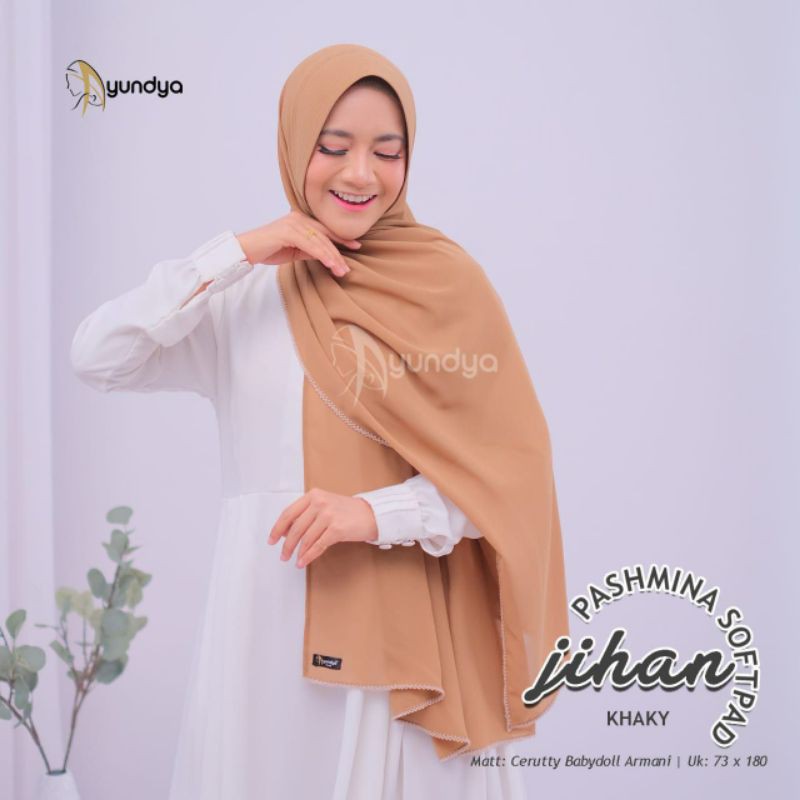 HIJAB PASHMINA SOFTPAD JIHAN || AYUNDYA