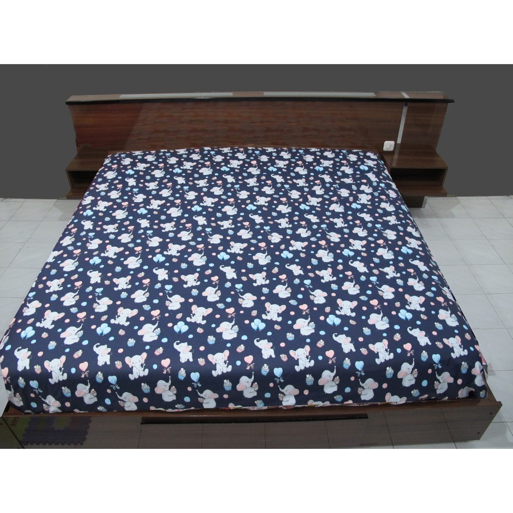 Arjuna Sprei Bahan Katun Motif Anak Gajah Dumbo