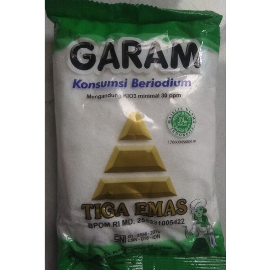 

Garam dapur tiga emas 200g