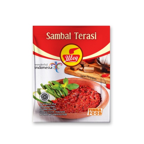 SAMBAL TERASI ULEG SACHET / 1PACK ISI 10 PCS