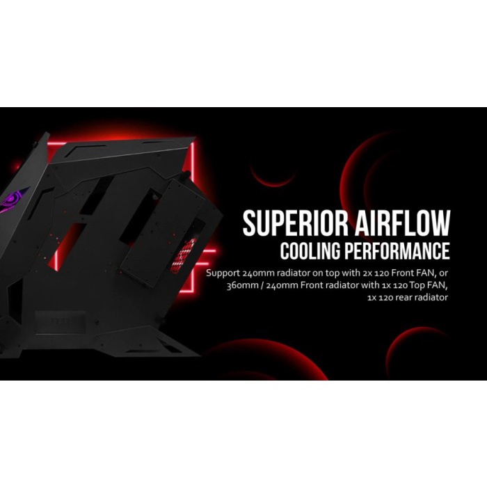 PRIME F-[A] - ALUMUNIUM EXTREME GAMING CASE - TEMPERED GLASS