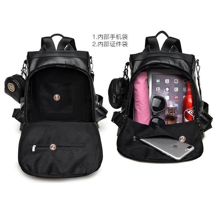 Tas Ransel 2in1 Wanita Tas Punggung Fashion CR7453 BQ3077 JT1065 EL6122