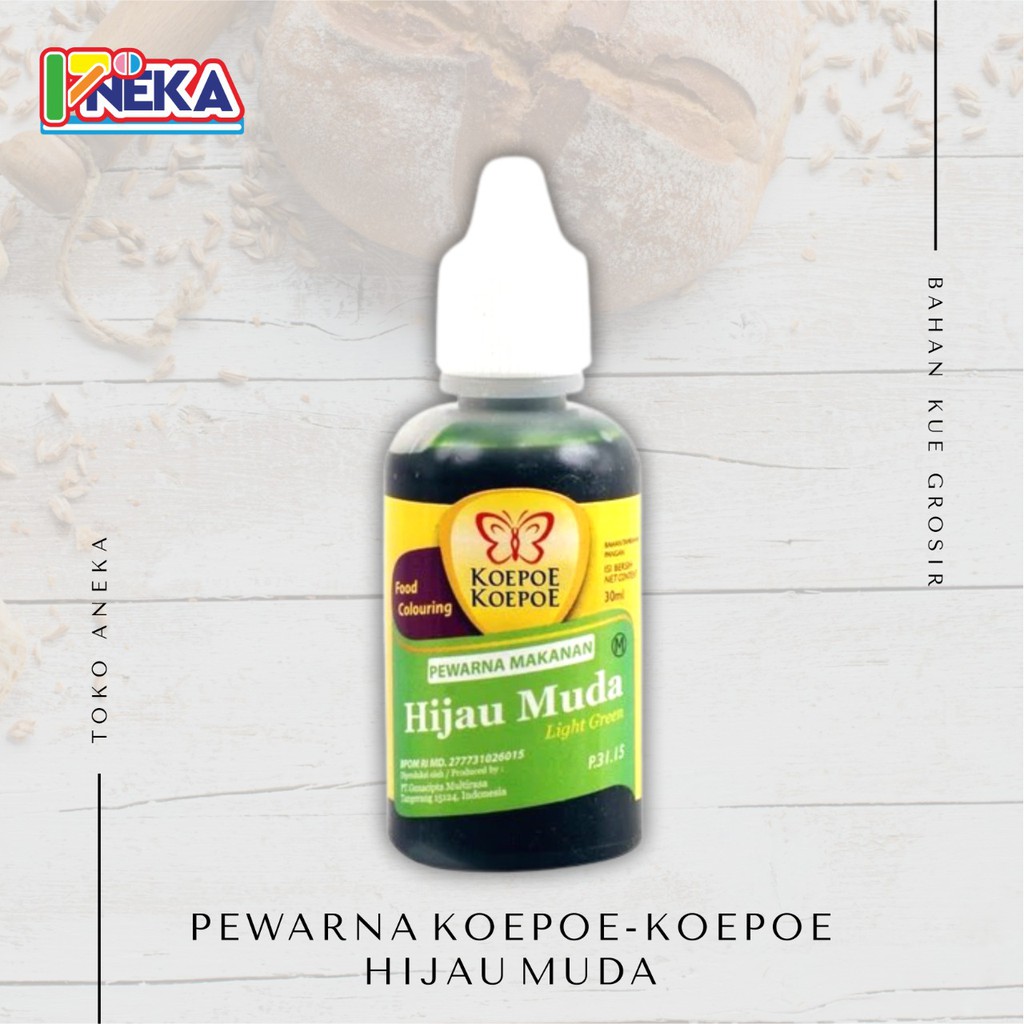 

Pewarna Makanan Hijau Muda Koepoe-Koepoe 1pcs