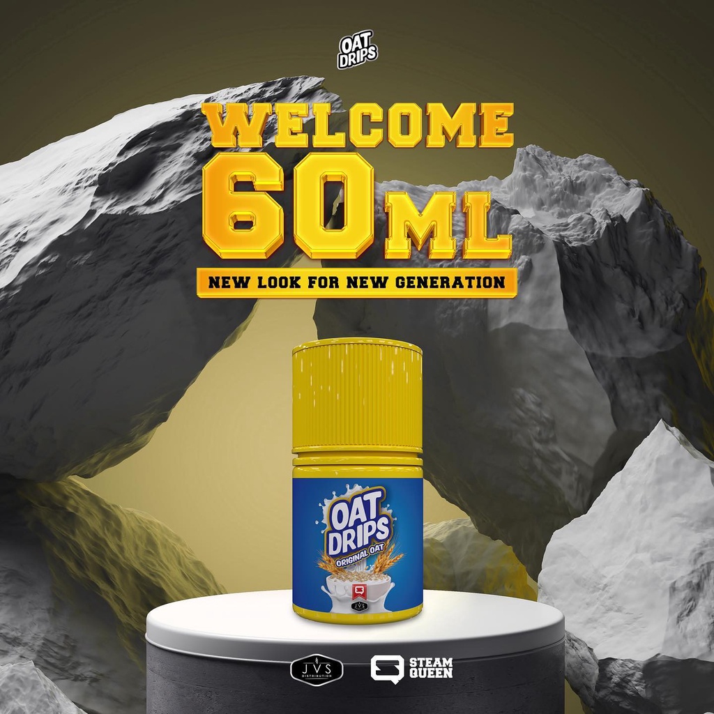 Jual Oat Drips V1 Original Oat & Fresh Milk by Steam Queen Juice x JVS OD V1 Shopee Indonesia