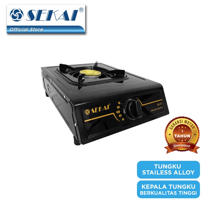 SEKAI Gas Stove GS51 Kompor Gas 1 Tungku GS-51