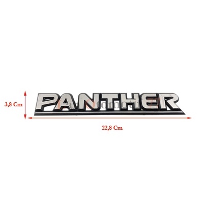 Emblem Logo Mobil Tulisan Panther Lama