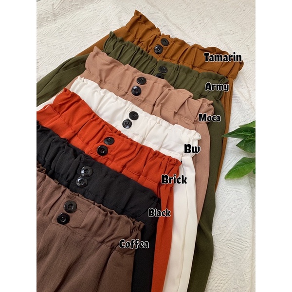 YORA PANT KULOT KANCING 2