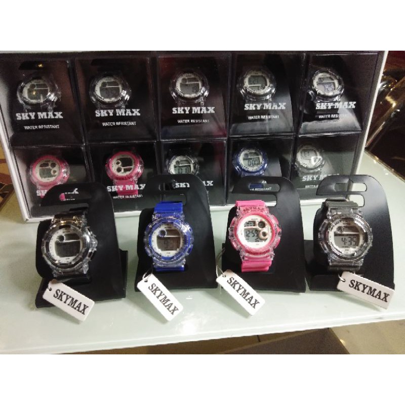 jam tangan skymax water resistant 4 warna