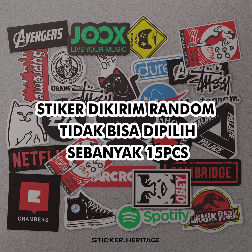 STIKER STICKER PACK RANDOM SERIES- STICKER TUMBLR MOTOR JOURNAL STIKER AESTHETIC