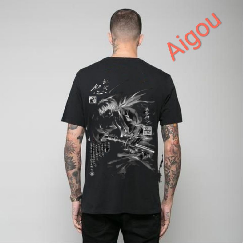 KAOS SAMURAI/KAOS JEPANG/SAMURAI X/BAJU KAOS TULISAN JEPANG