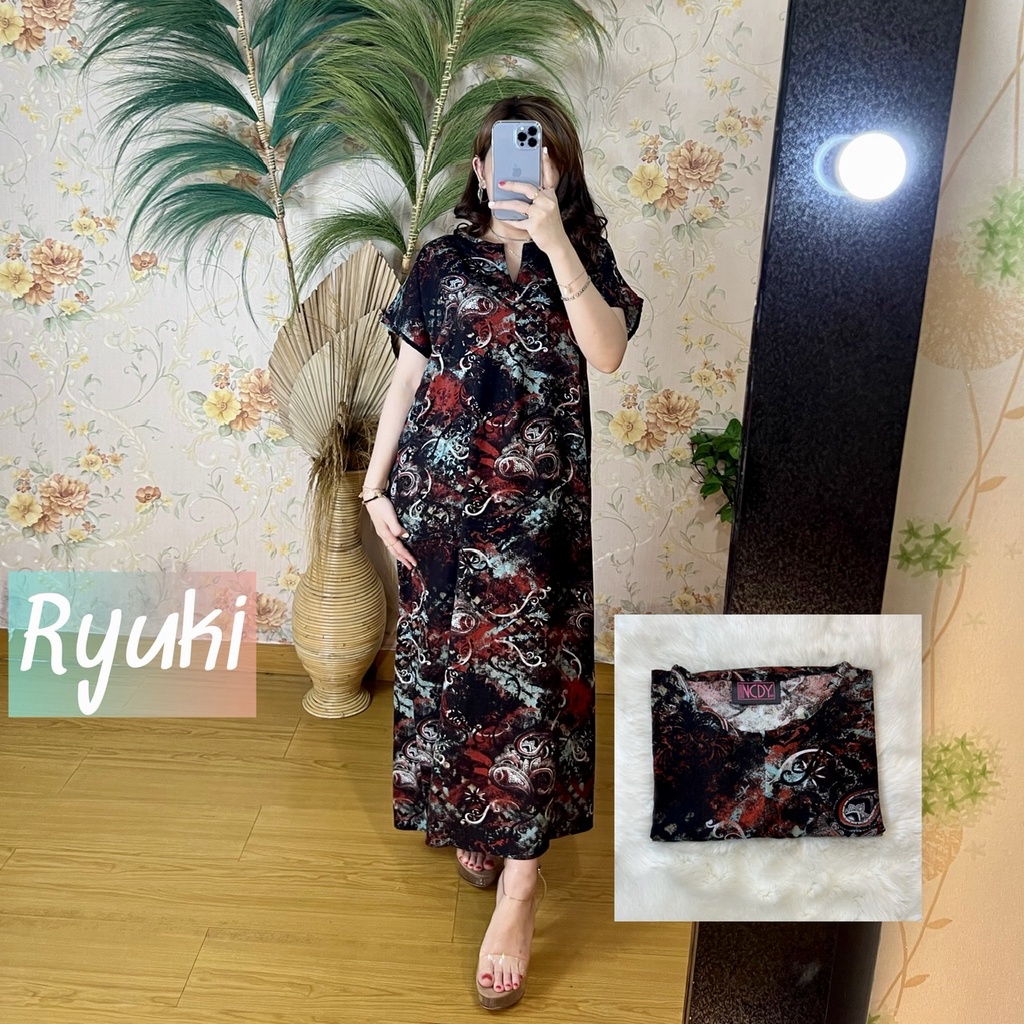 PART1 NCDY HOMEWEAR DASTER PANJANG SEMATA KAKI LD 130cm BUSUI FRIENDLY JUMBO-Ryuki