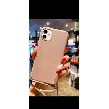 

SLINGCASE REDMI NOTE 8 COKELAT SILICONE TALI PANJANG LANYARD