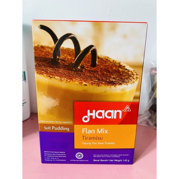 HAAN FLAN TIRAMISU (PUDING LEMBUT TIRAMISU) 140GR