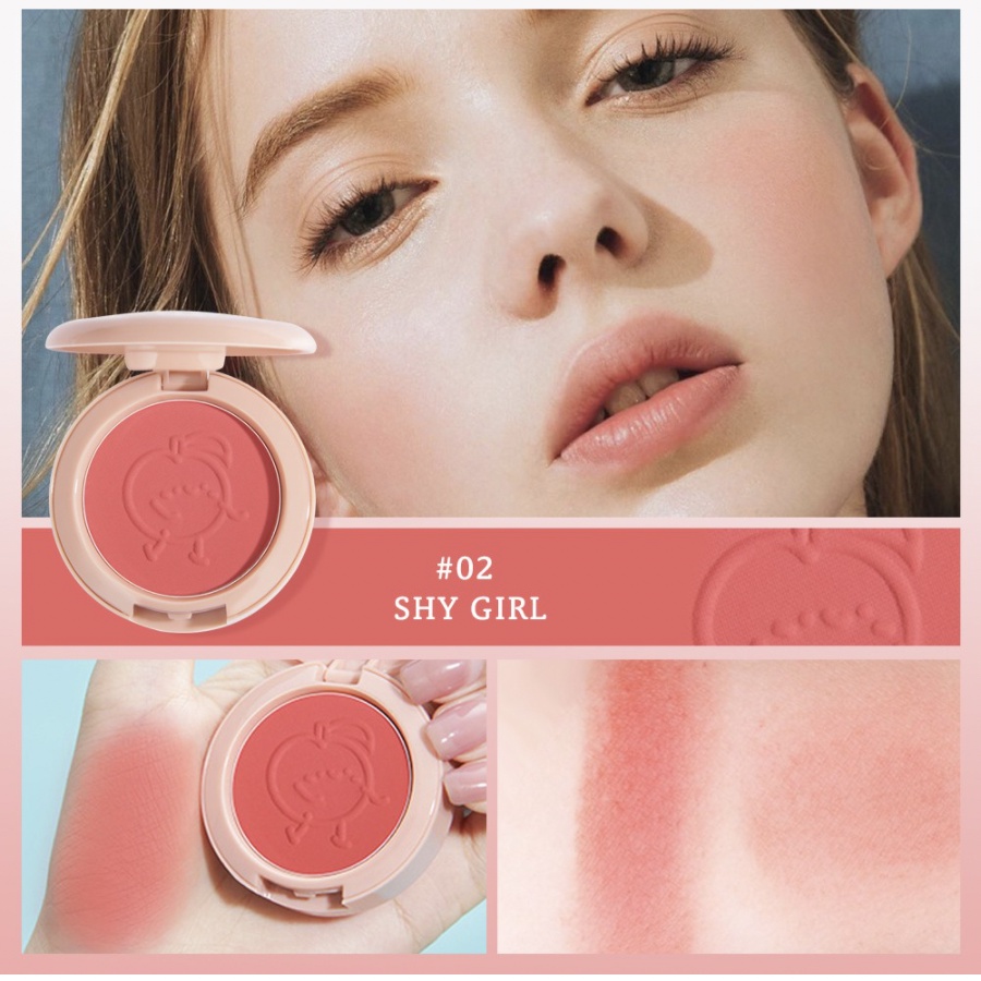 SANIYE Blush On Original Blusher Cheek Pressed Powder Blushed Matte SA010