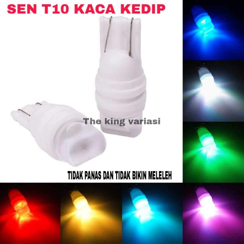 LAMPU SENJA T10 KEDIP 12V/LAMPU SEN MOTOR/LAMPU KOTA KEDIP/LAMPU SEN T10/LAMPU SEN MOTOR T10/SEN MOT
