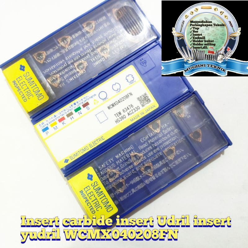 insert carbide insert Milling insert facemild insert UDrill Yudrill WCMX040208FN sumitomo