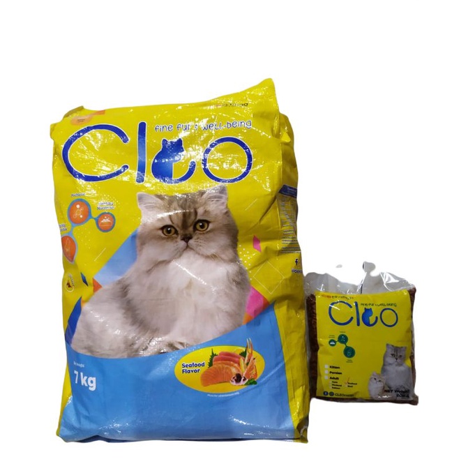 cleo seafood 500g pakan kucing