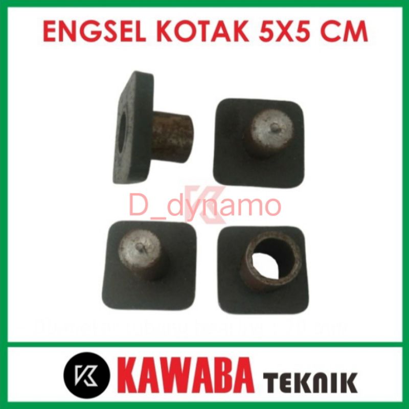 Engsel kotak pagar 5X5 cm/Engsel Cabut/Engsel Pintu Besi Pipa kotak