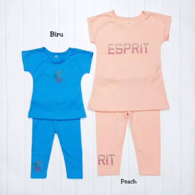 Baju setelan legging anak spandex  umur 1 - 5 tahun / Baju setelan murah / Spandex