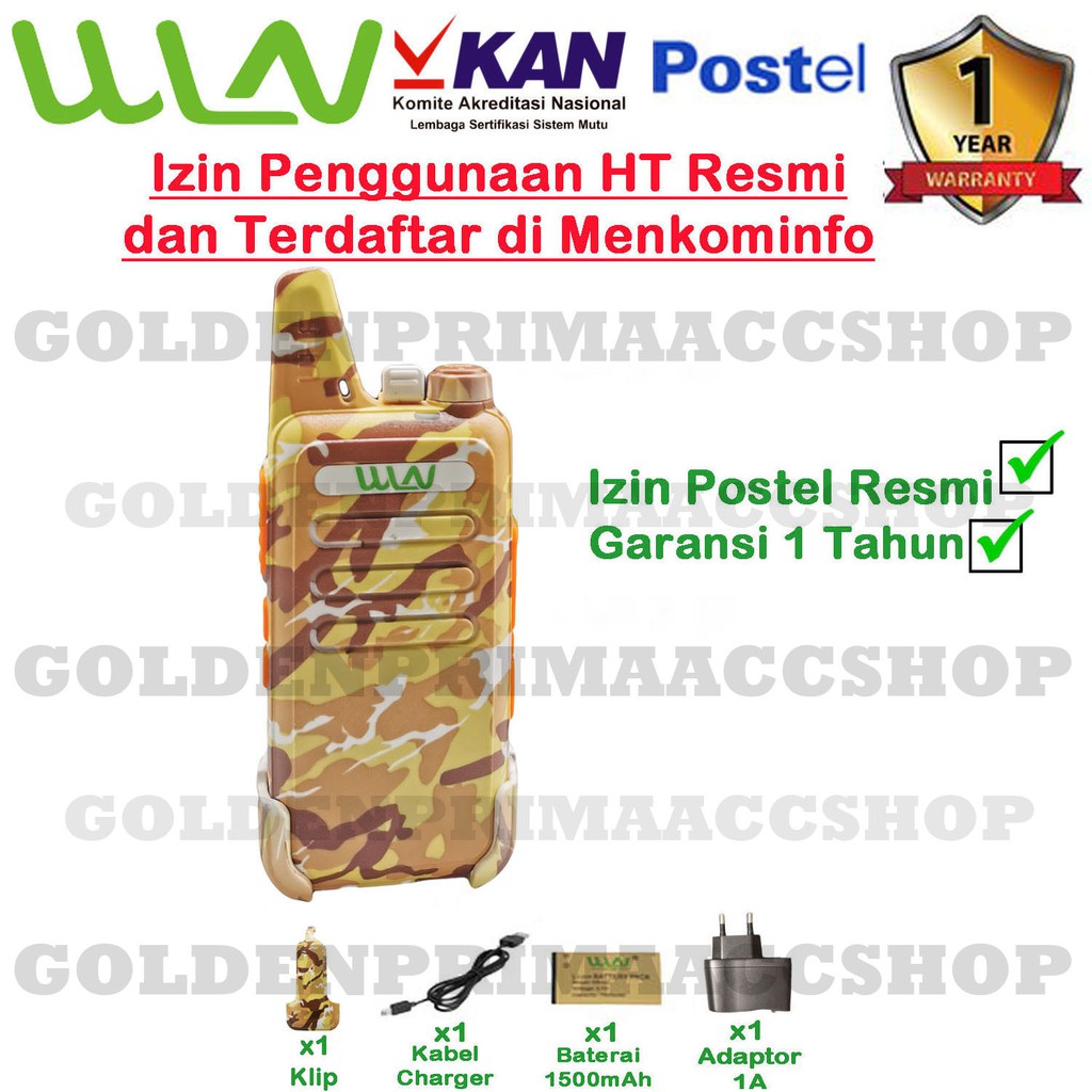 HT WLN KD-C1 VARIAN LORENG - ISI 1 Pcs