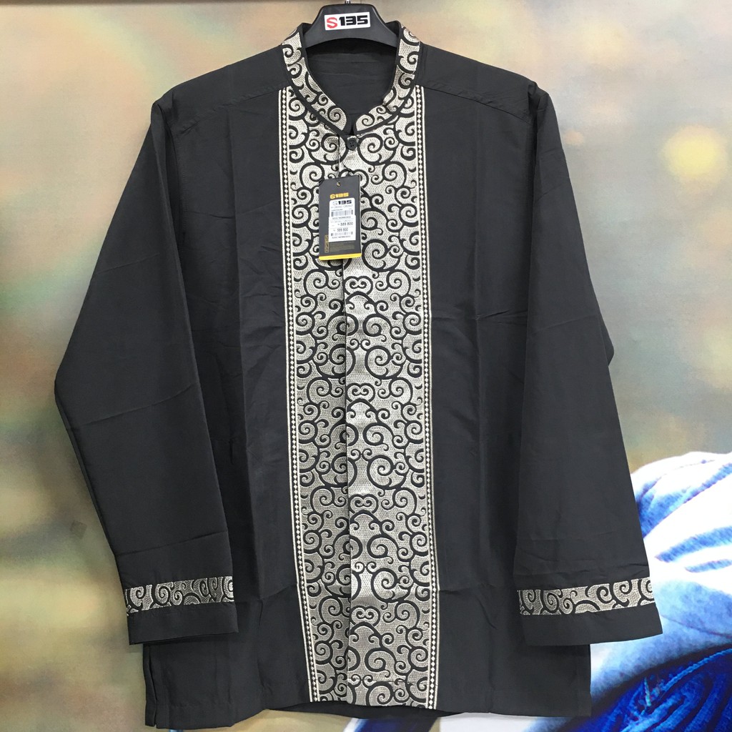 S135 / Taqwa Bordir Koko Muslim Lengan Panjang Pria