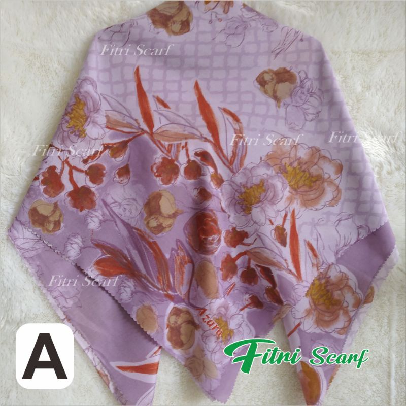 Jilbab PILIH WARNA PILIH MOTIF AZARA LASER segiempat  motif hijab motif kerudung DANISA D2 100-A