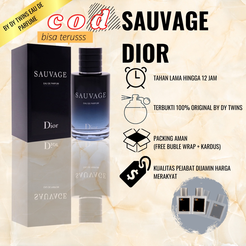 SAUVAGE DIOR - PARFUME BY DY TWINS - PARFUME PRIA ORIGINAL