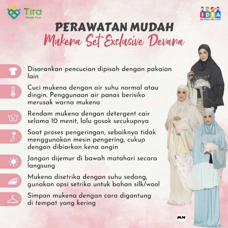 READY STOK Devana Mukena SF Mukena Premium Satin Silk Armani