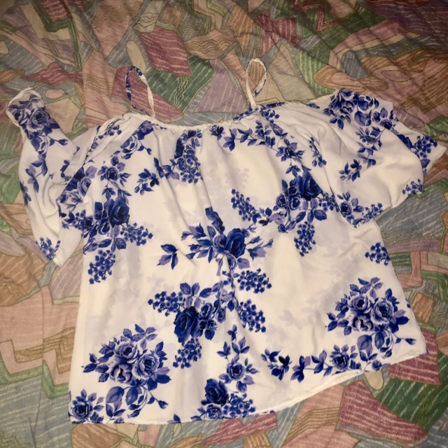 PRELOVED SABRINA BUNGA // BAJU SABRINA SECOND