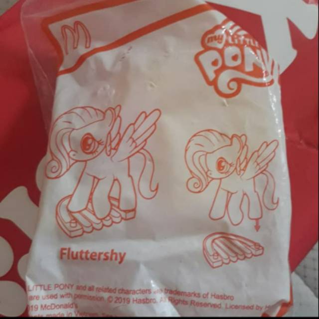 Fluttershy - My Little Pony - Happy Meal Mc Donald Donalds 2019