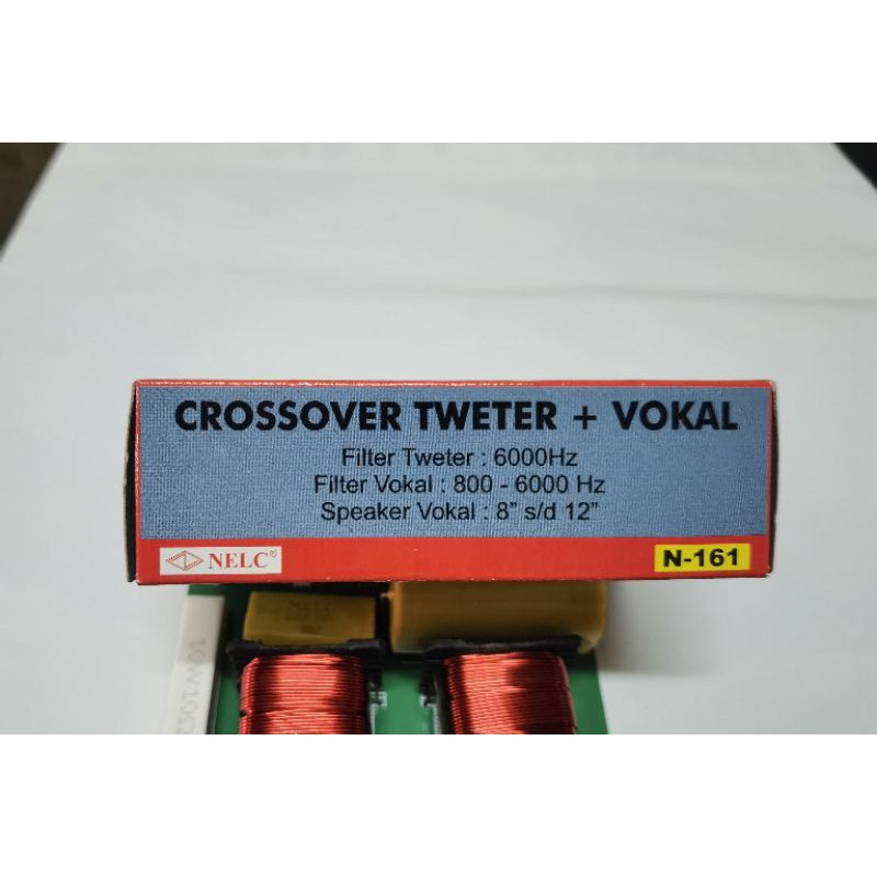 Crossover 2 way tweeter +  vokal Nelc161