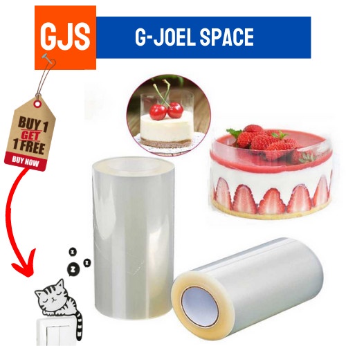 

Transparant Kue Mousse Cake Surround Collar 15cm 10M Warna Transparan