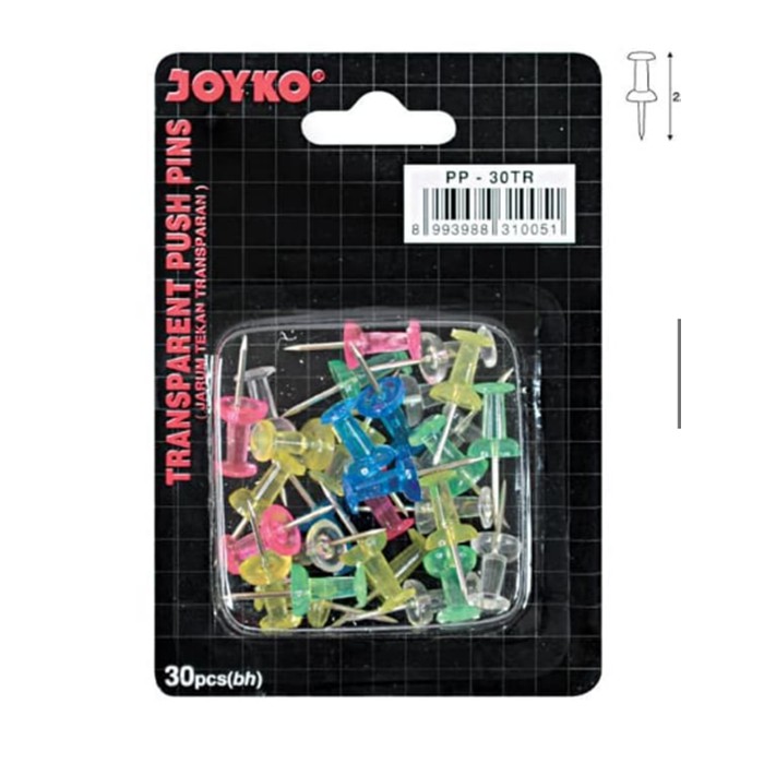 

Push Pin Joyko Transparan