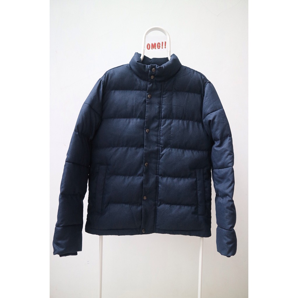 GAP Heavyweight Houndstooth Puffer Jacket