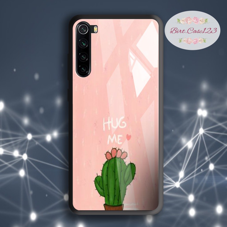 Case casing softcase silikon Gambar kaktus back case glass vivo y91 y93 y95 y91c y71 y81 y12 y15 y17