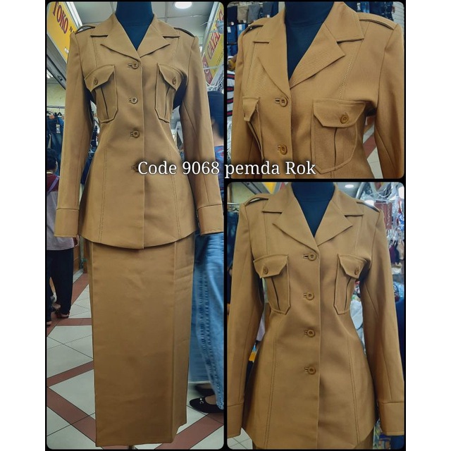 blazer Pemda ASN seragam dinas PNS blazer azkia
