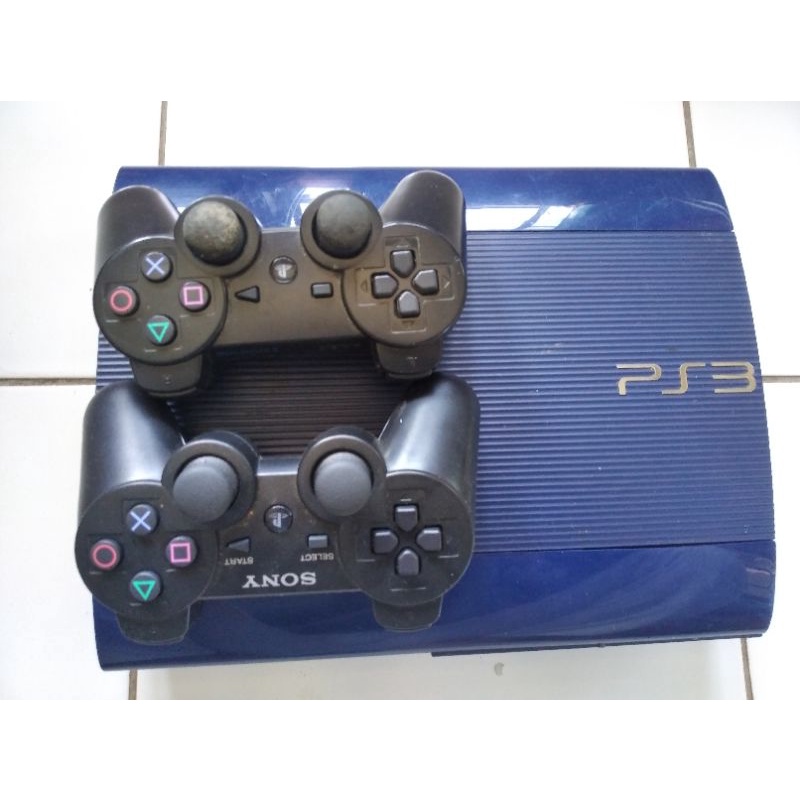 Ps 3 super slim warna biru