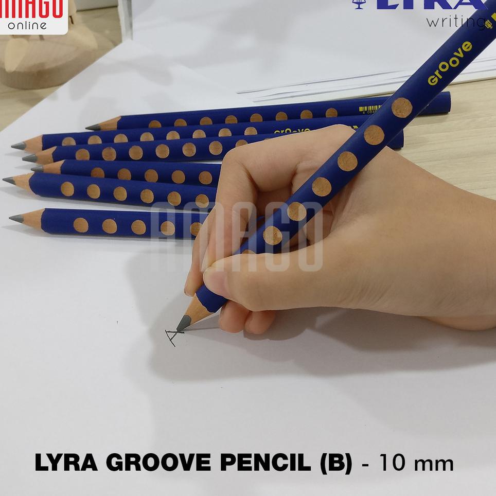 

LYRA GROOVE PENCIL JUMBO (B) - BLACK - 10 MM - 1870101 DGMurah V ♪ (Best Seller)