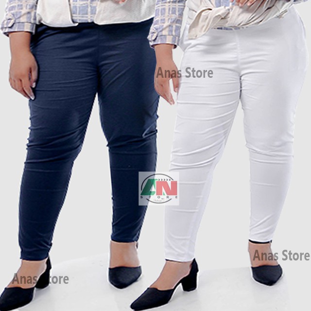 CELANA KATUN ANTI BEGAH JUMBO L5  SIZE XXXL, CELANA KERJA WANITA / COTTON PANTS