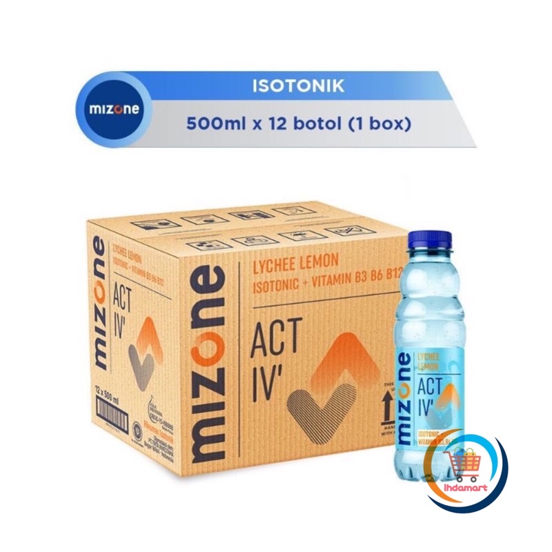 

1 Dus Isi 12 pcs Mizone Active 500 ml