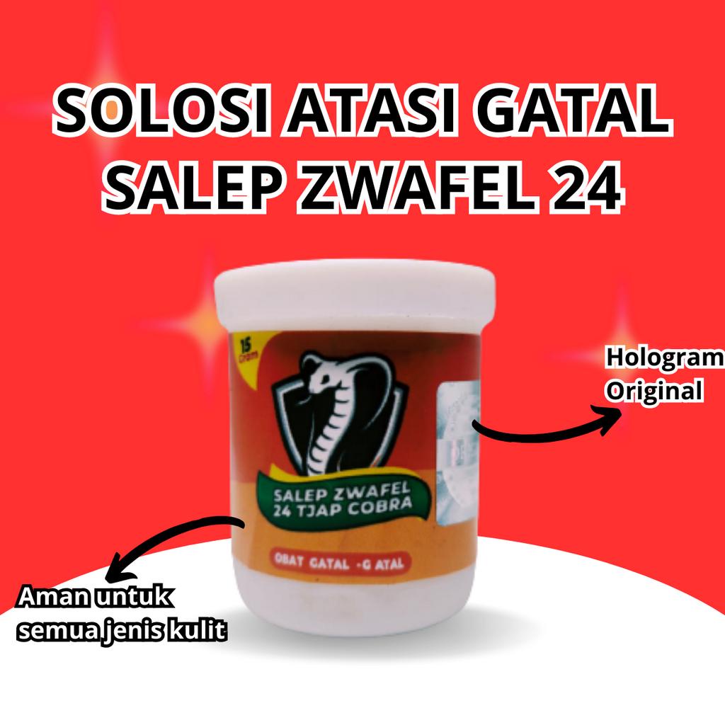 Salep Gatal Zwafel 24 Original 100% Obat Saleb Gatal Panu Kadas Kurap Kutu Air