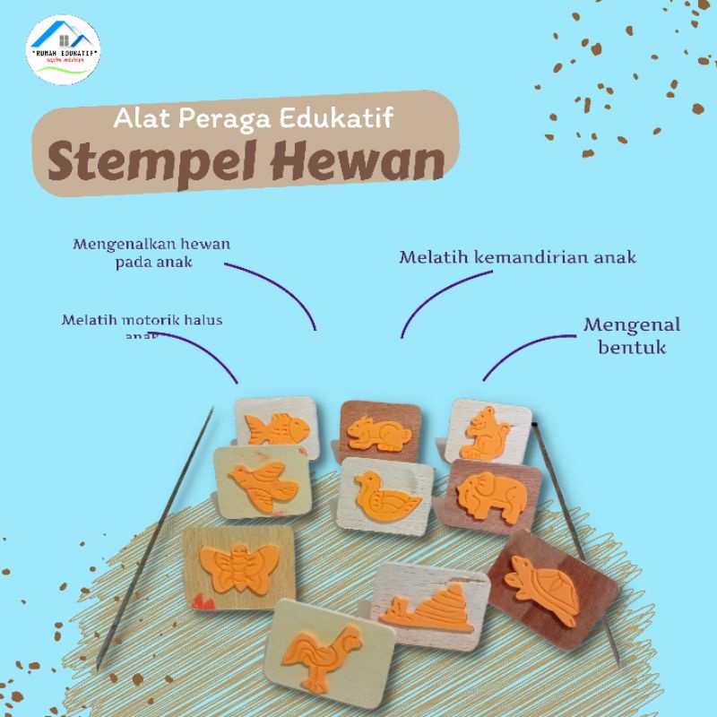 

Alat Peraga Edukatif~Stempel Hewan