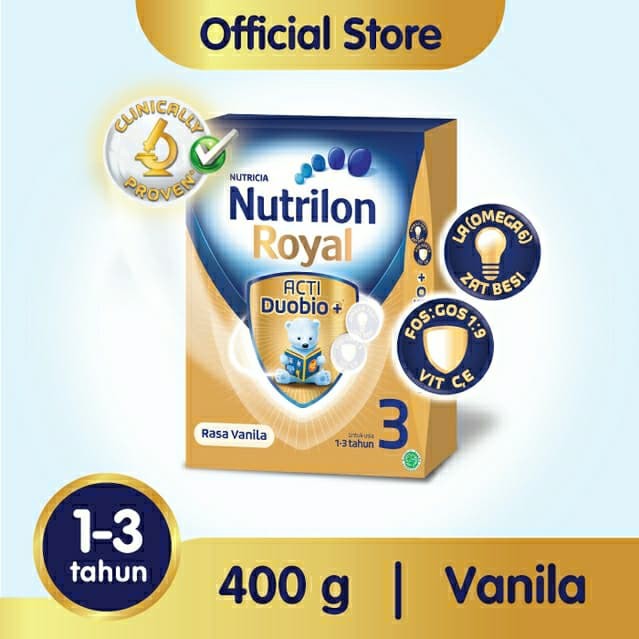 

Susu Nutrilon Royal 1-3 thn 400gr Vanilla