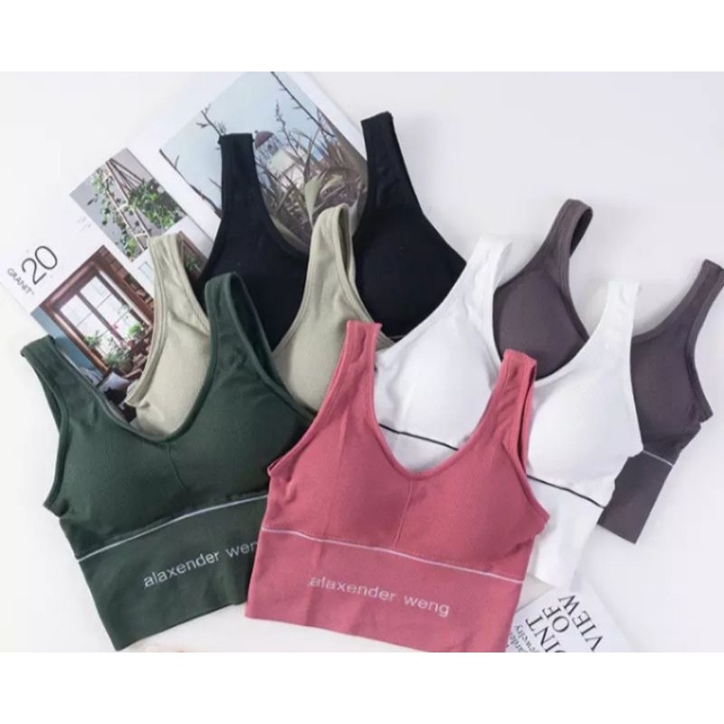 sport bra wanita tali besar
