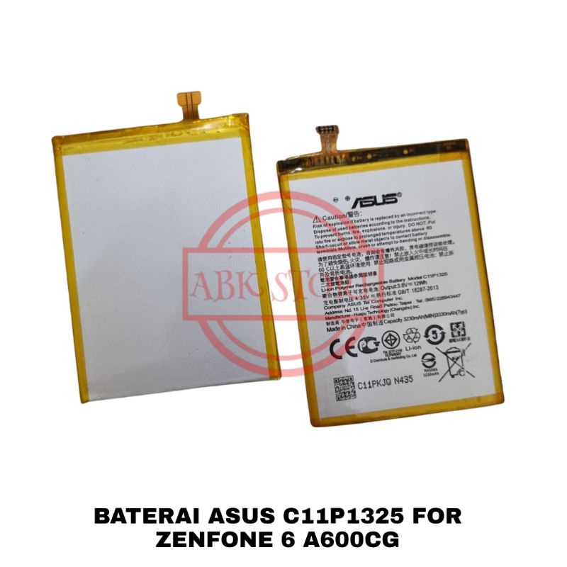 BATRE BATERAI BATTERY ASUS ZENFONE 6 A600CG C11P1325