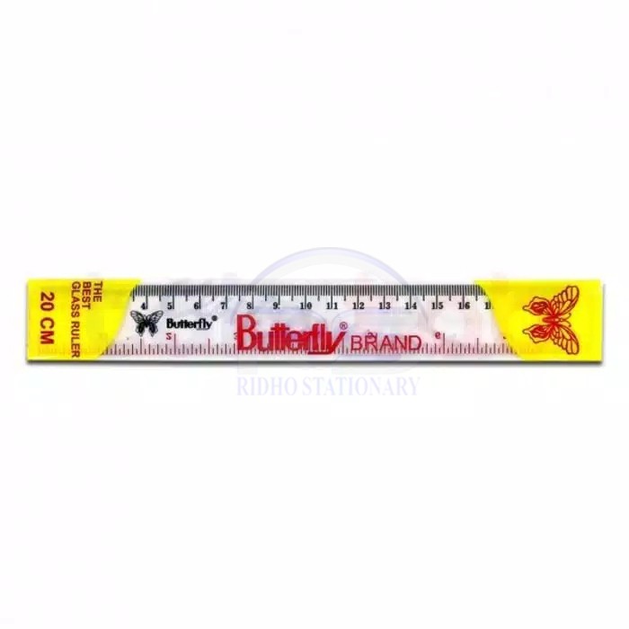

Penggaris 20 cm Plastik Butterfly